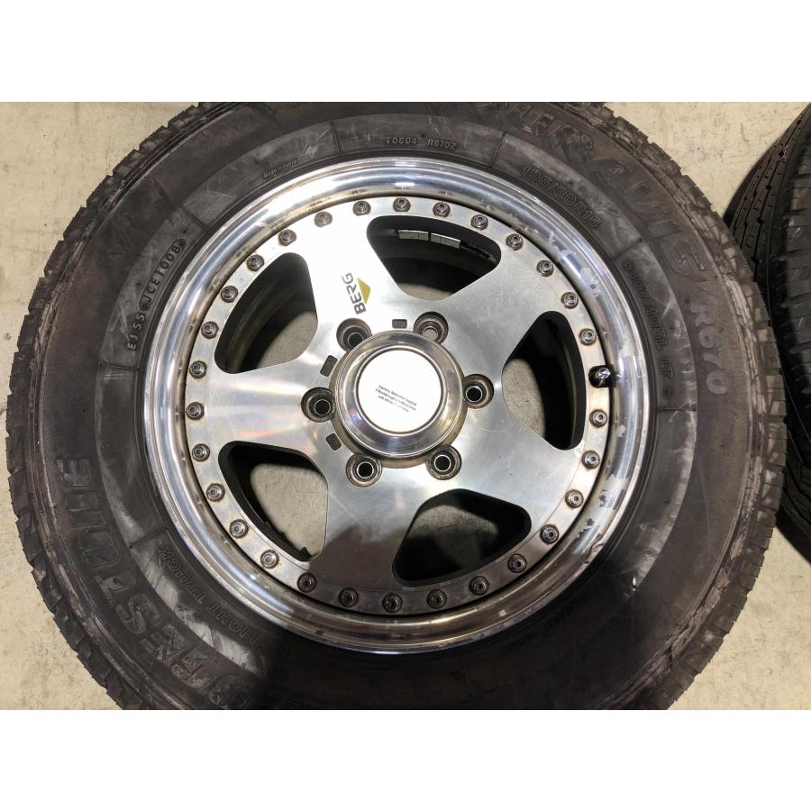 BRIDGESTONE ブリヂストン BERG ベルグ CV928 15インチ 6.5J +30 6穴