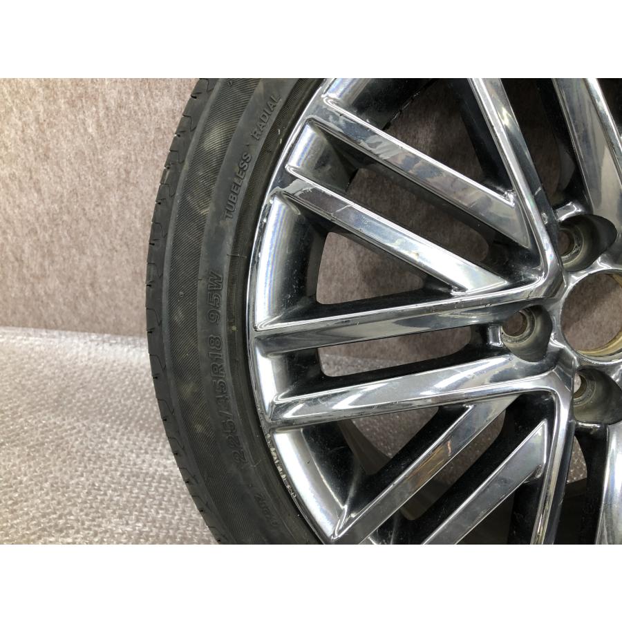 210系クラウンアスリート後期モデルの純正225-45-18インチホイール 程度良好品】トヨタ 210 クラウン アスリート 純正 18in 8J +40