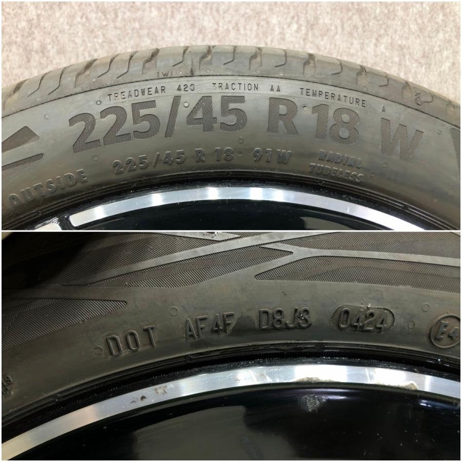 ベンツ Aクラス W177 AMG 純正 ホイール タイヤ付き A1774011500 18