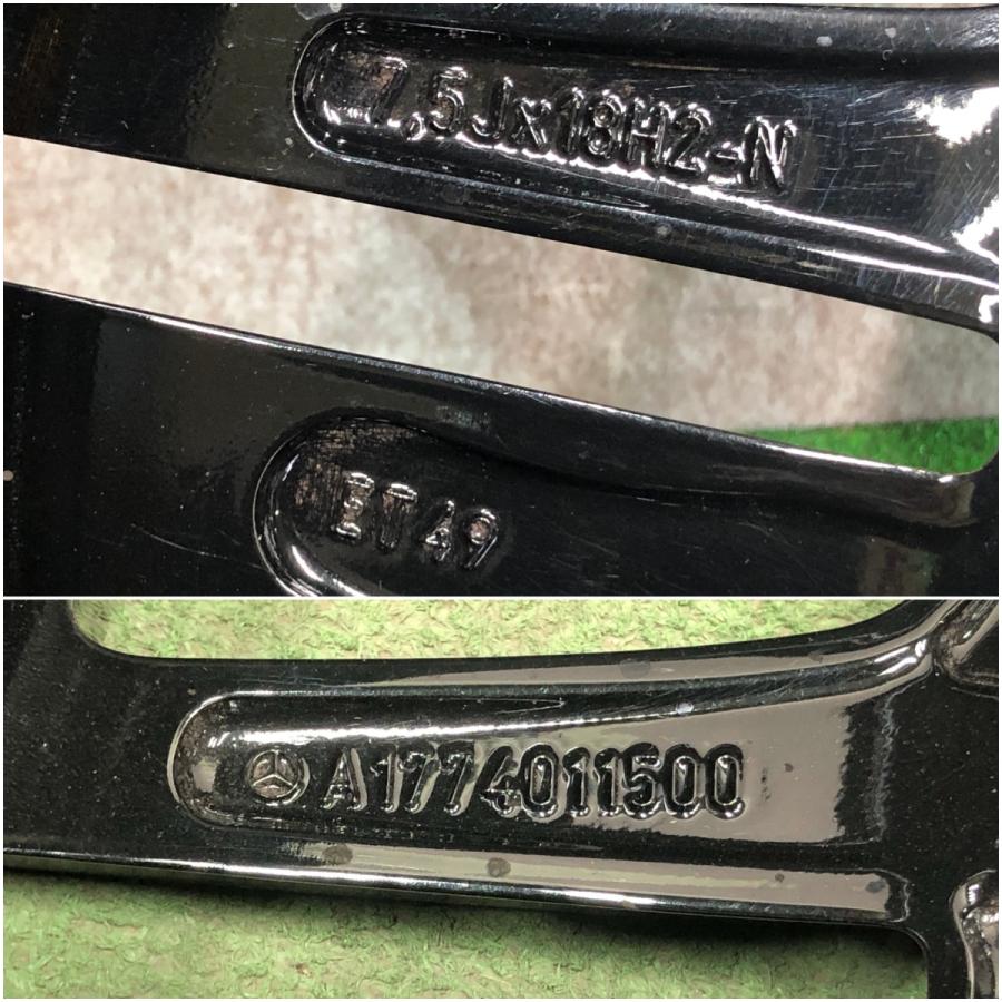 ベンツ Aクラス W177 AMG 純正 ホイール タイヤ付き A1774011500 18