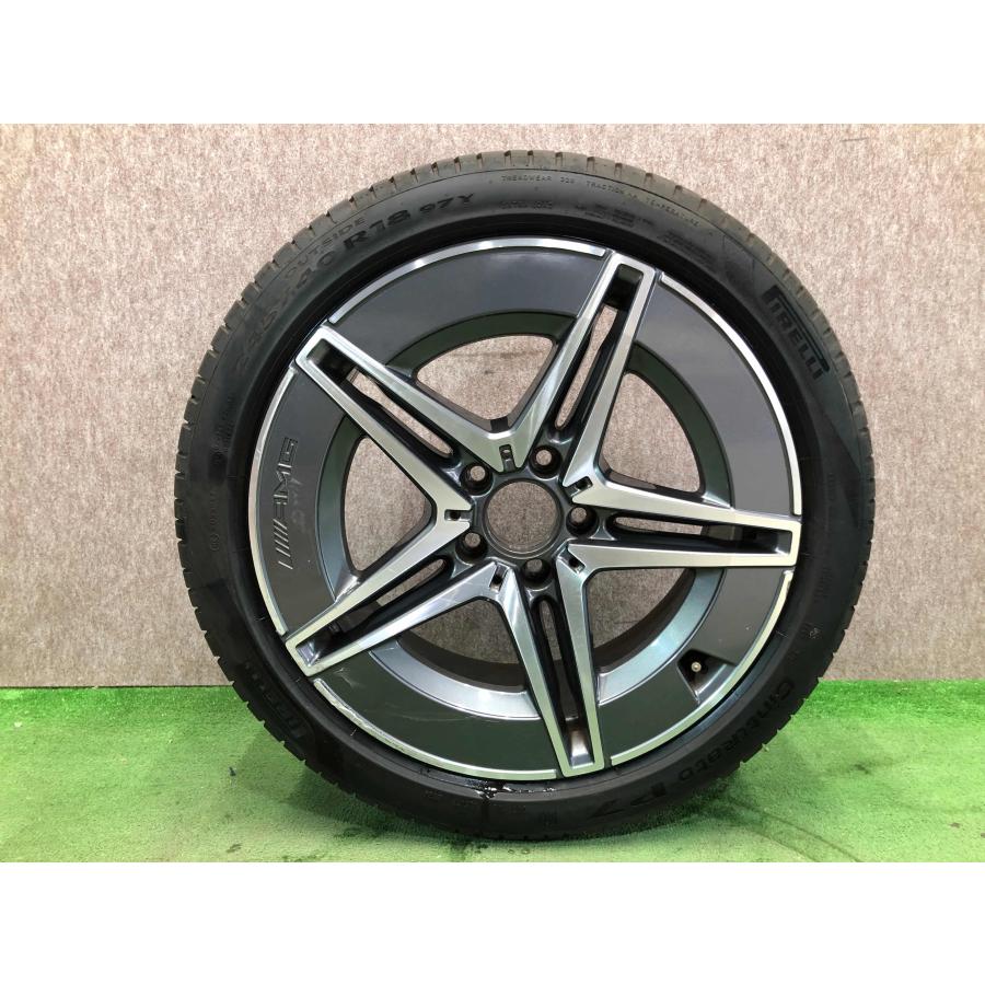 ベンツCクラス純正ホイール4本 メルセデスベンツ Cクラス W205 純正AMG 中古ホイール 4本 7.5J/8.5J
