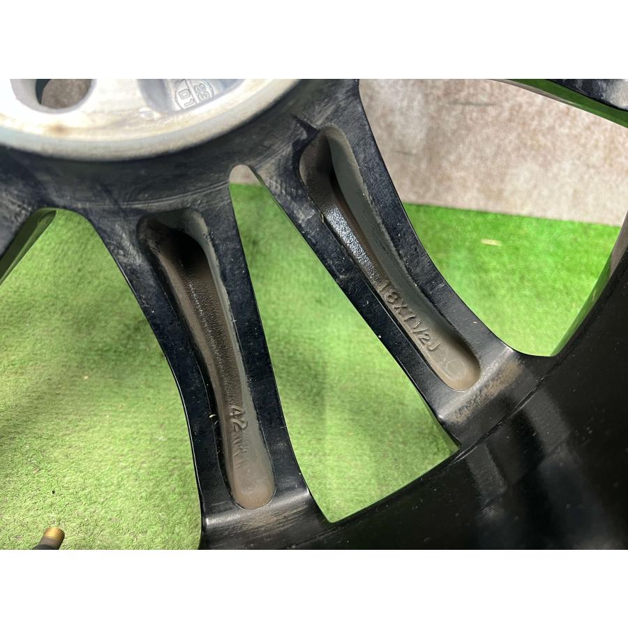 中古ホイール 1本 TOYOTA トヨタ プリウスα G's 純正 7.5J 18インチ