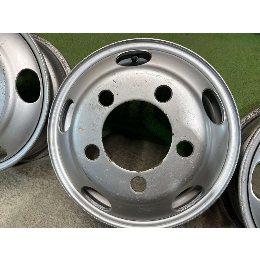 スチールホイル、三菱自動車 キャンター 16インチ用 スチールホイール 16×5.5k 5穴 三菱ふそうキャンター日産NT450 用5穴