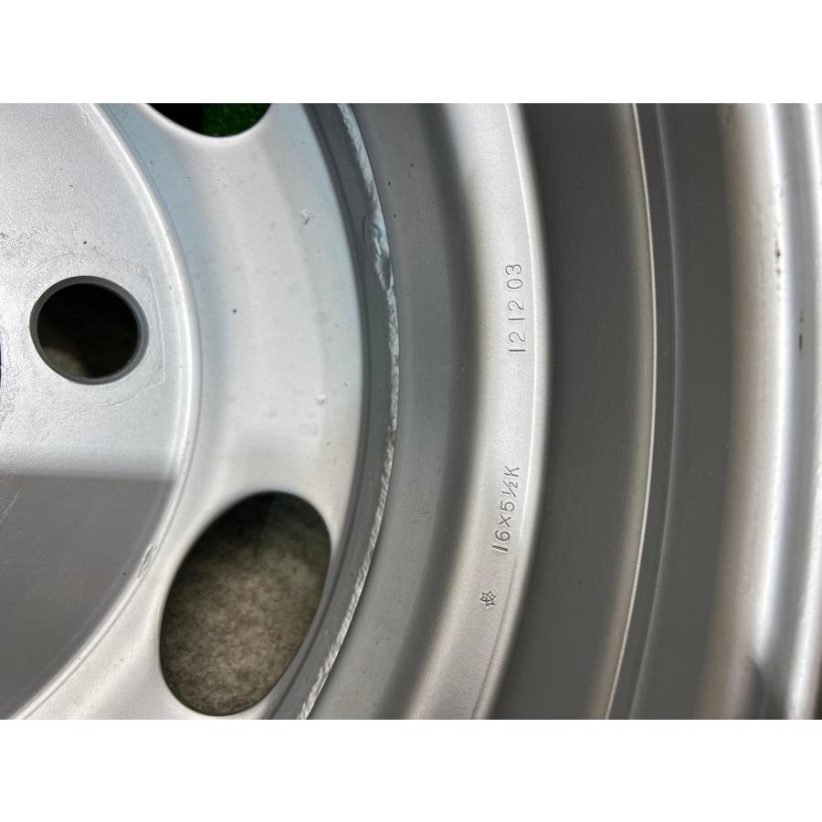 スチールホイル、三菱自動車 キャンター 16インチ用 スチールホイール 16×5.5k 5穴 三菱ふそうキャンター日産NT450 用5穴
