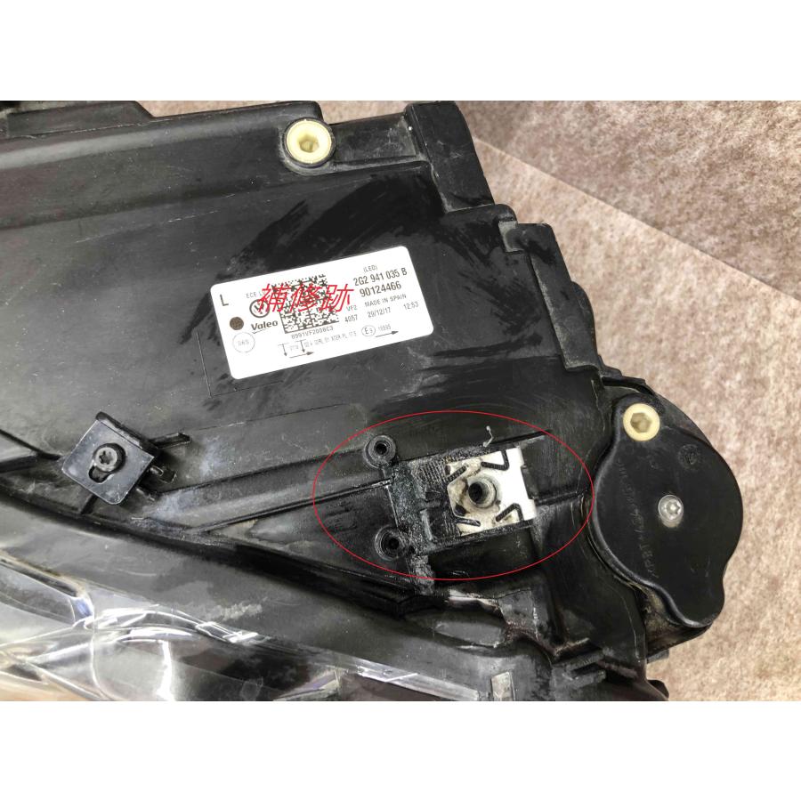磨き済み VW フォルクスワーゲン AW系 2G ポロ 純正 左 LED ヘッド