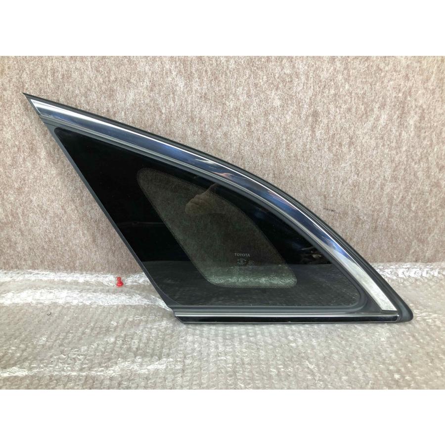 トヨタ クラウンスポーツ 純正 左 クォーター ガラス 43R-005844 入札