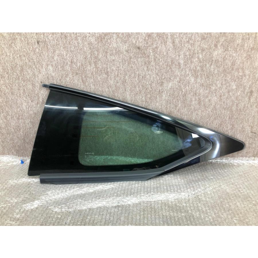 レクサス RC USC10 純正 左 リア クォーター ガラス 三角 43R−005844