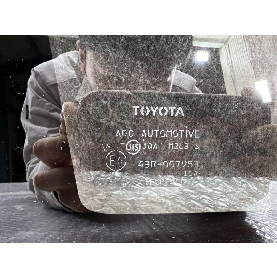  X1 F48 クォーターガラス 純正品 左右セット トヨタ ハリアー 60系 ZSU60W 純正 左 クォーターガラス M2L3 43R