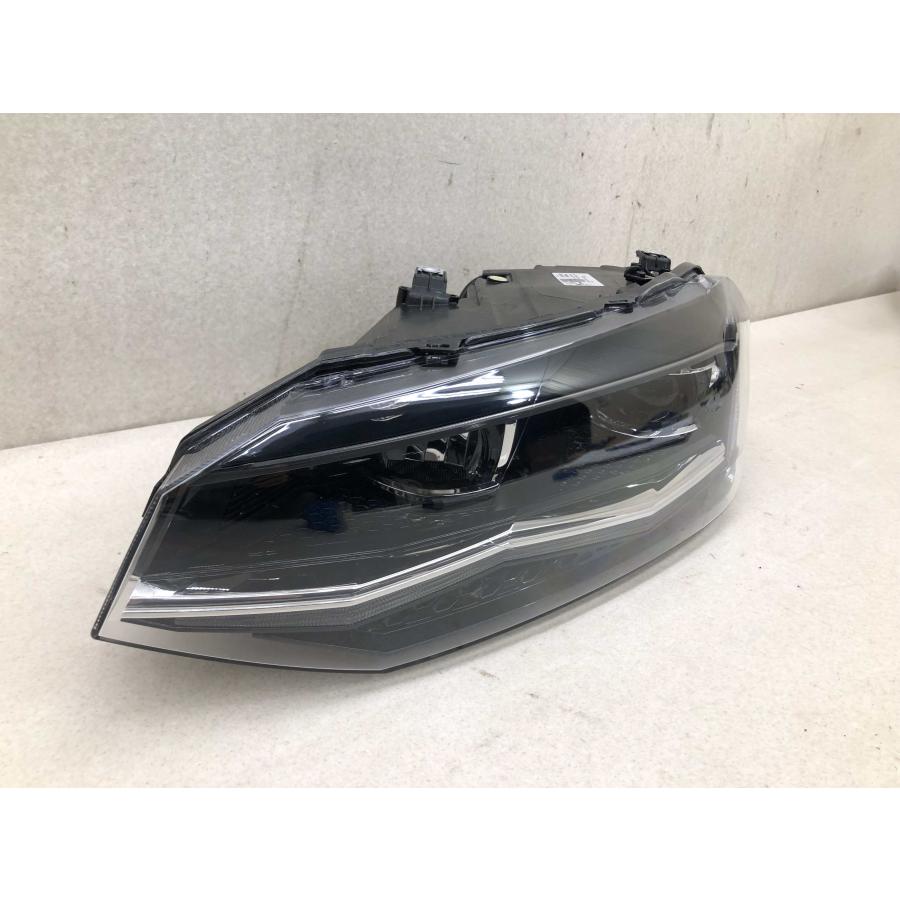 美品 磨き済み VW/フォルクスワーゲン ポロ 2G 左ヘッドライト/左
