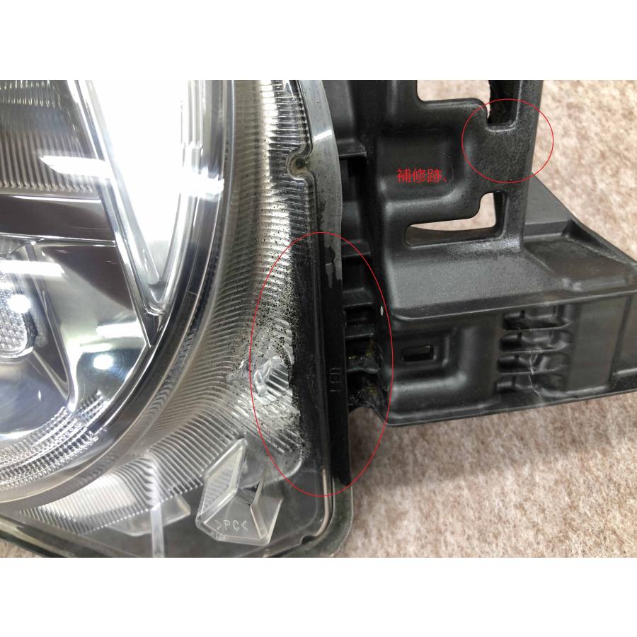 磨き済み キャスト LA250S 純正 LED ヘッドライト 右 KOITO 100