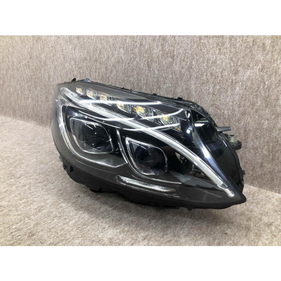 磨き済み メルセデスベンツ Cクラス W205 前期 純正 右 LEDヘッド