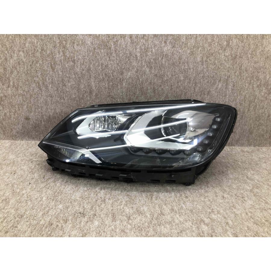 前期 7N シャラン VWヘッドライト ブラック フォルクスワーゲン 磨き済み フォルクスワーゲン シャラン 7N 左ヘッドライト HID