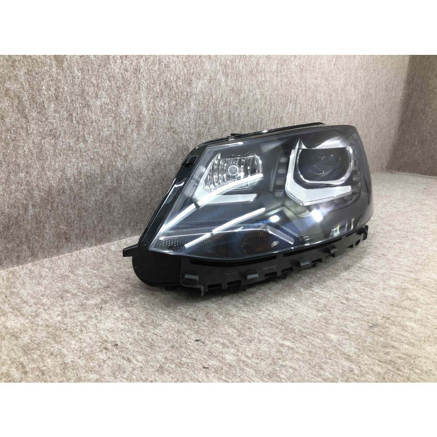 磨き済み フォルクスワーゲン シャラン 7N 左ヘッドライト HID