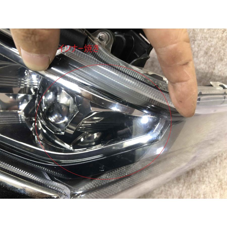 磨き済み アルファード 30後期 純正 左 ヘッドライト 3眼 ICHIKOH 58-91