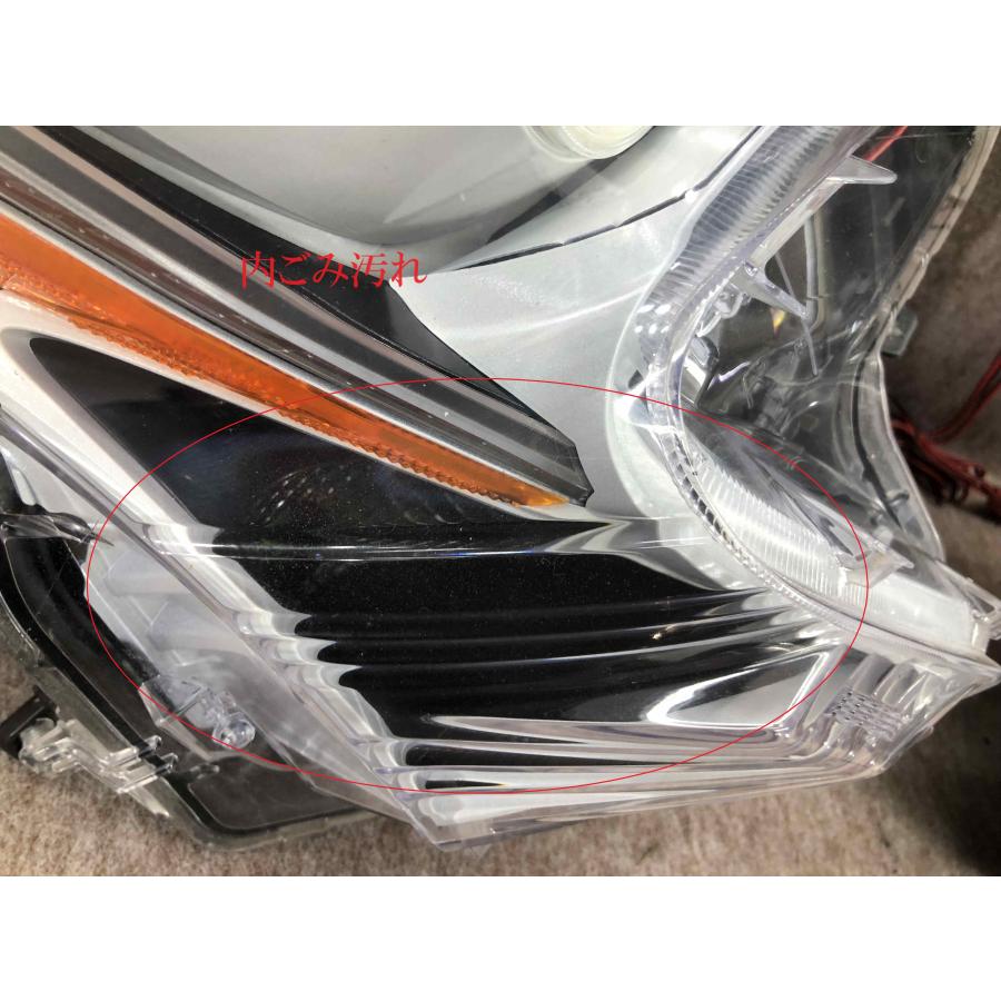 磨き済み プリウス 50 前期 ZVW50 ZVW51 ZVW55 純正 左右 ヘッド