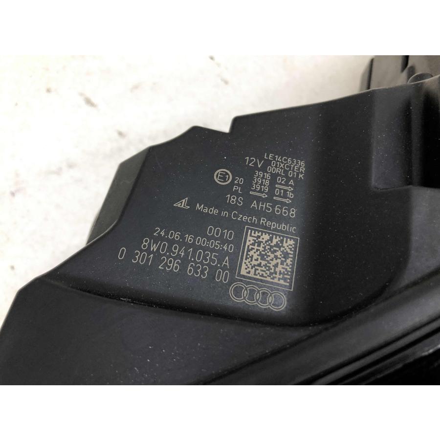 磨き済み アウディ A4 8W ヘッドライト 左 8W0941035A : 拓海商事