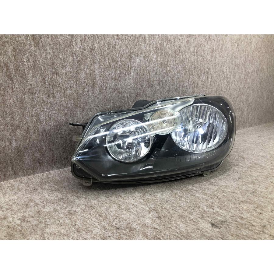 磨き済み VW ゴルフ6 ヴァリアント 5K 1KCAX 左ヘッドライト ハロゲン