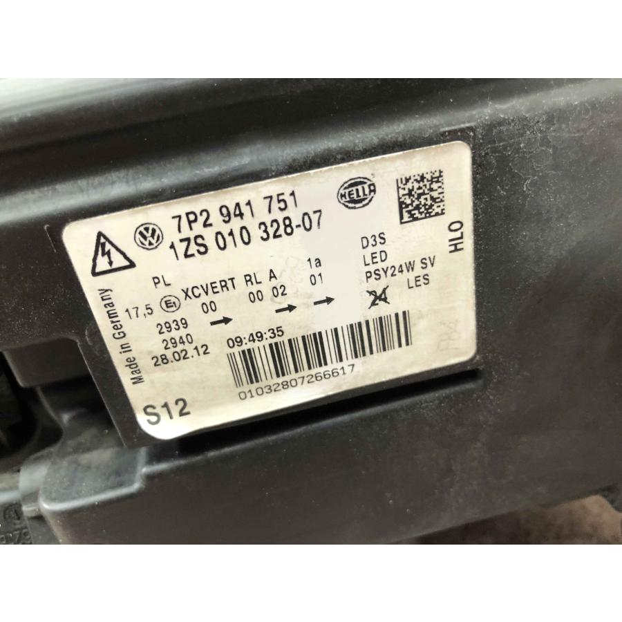 磨き済み VWトゥアレグ 7P 左 ヘッドライト 7P2941751 7P2 941 751