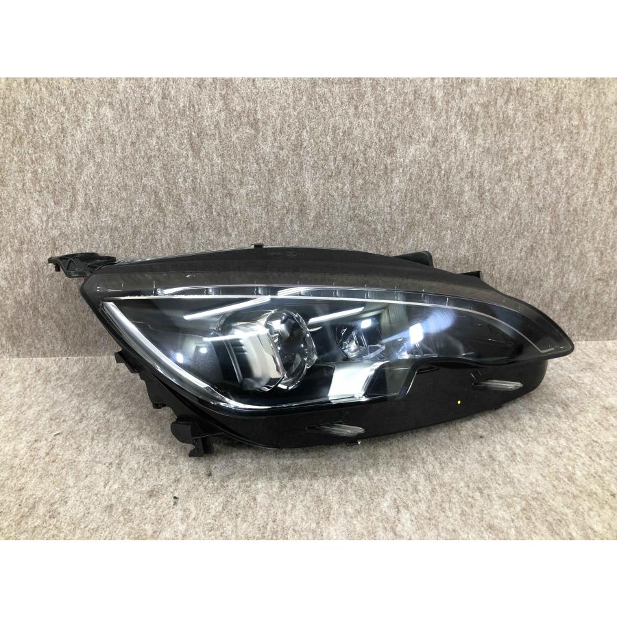 美品 磨き済み プジョー 308 T9 LED ヘッドライト 右 9800546380-01