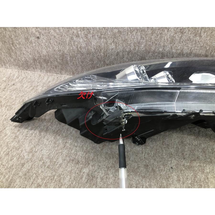 磨き済み ヴェゼル ハイブリッド RU3 RU4 前期 純正 LED ヘッドライト