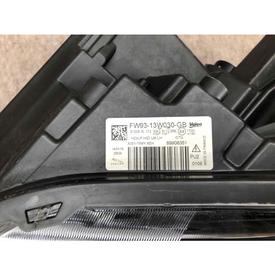 磨き済み ジャガー XJ X351 左ヘッドライト FW93-13W030-GB 89908351