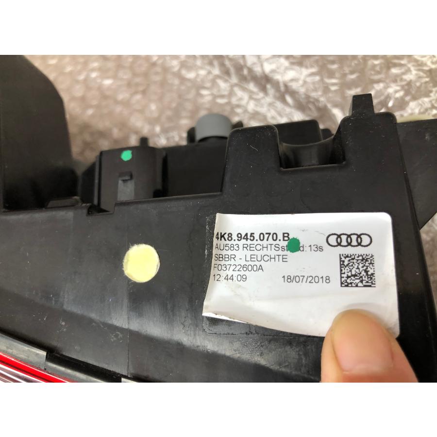 美品 磨き済み アウディ A7 スポーツバック F2D 4K 純正 LED 右