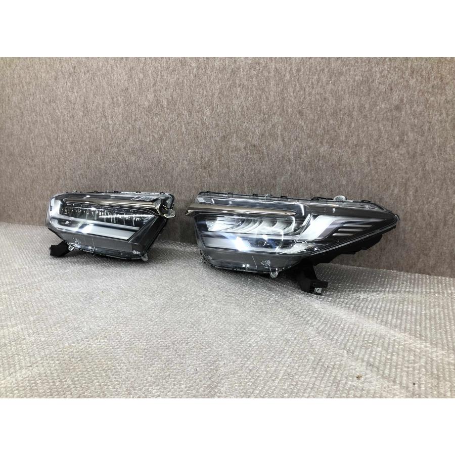 レンズ美品 磨き済み オデッセイ RC1 後期 純正 左右 ヘッドライト LED