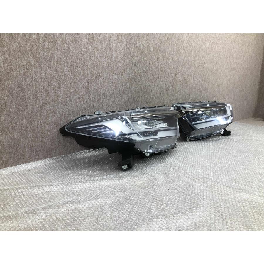 レンズ美品 磨き済み オデッセイ RC1 後期 純正 左右 ヘッドライト LED