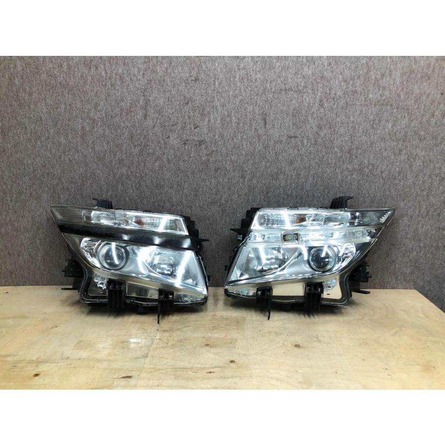 磨き済み エルグランド TE52 キセノン HID 左右ヘッドライト KOITO 100