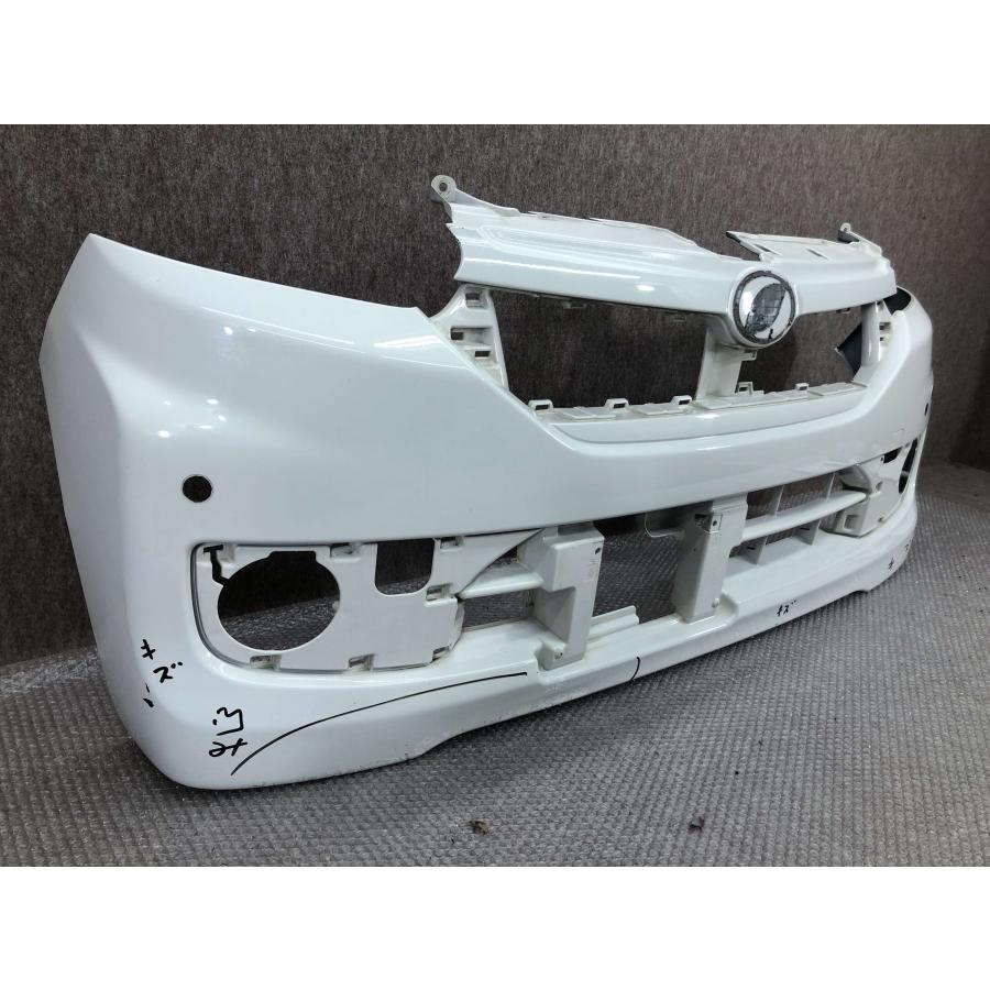 フロントバンパー ライトローズ【傷あり】 LA300F LA310F 後期 純正フロントバンパー 52119-B2D70 ミライース