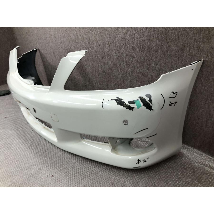 トヨタ GRS184 クラウン アスリート フロントバンパー H17年式 後期用 フォグ・コーナーセンサー付き　GRS180 182などにも GRS180/GRS181/GRS184 クラウン アスリート 後期 純正