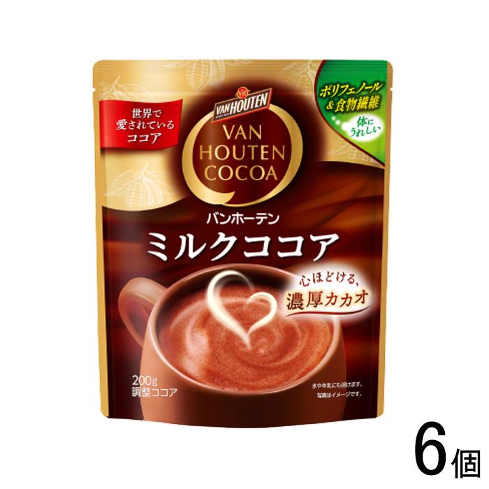 片岡物産 バンホーテン ミルクココア 200g×6個 : オーナインショップ
