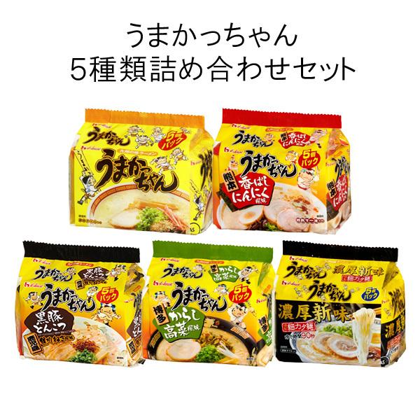 うまかっちゃん ハウス食品 各種5食入×6セット：合計30食 ／食品