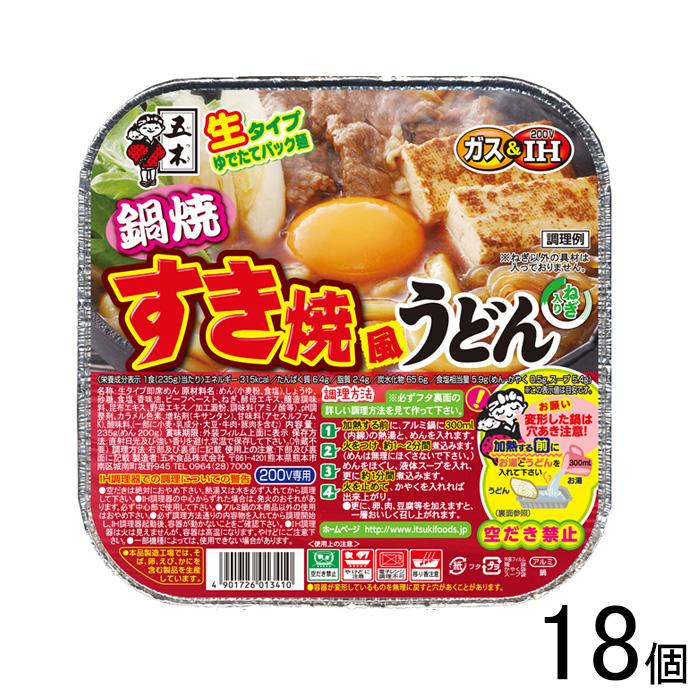 五木食品 鍋焼すき焼風うどん 235g×18個 鍋焼き すき焼き : オーナイン