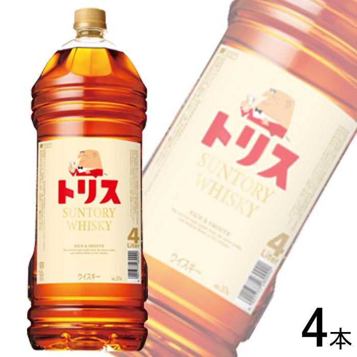 トリス サントリー ウイスキー PET 4L×4本 4000ml ／お酒 : オーナイン