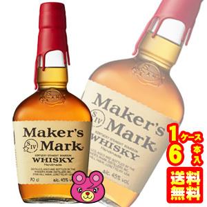 Maker's Mark メーカーズマーク 700ml×6本入 ウイスキー /お酒 Maker's Mark メーカーズマーク 700ml×6本入 ウイスキー /お酒