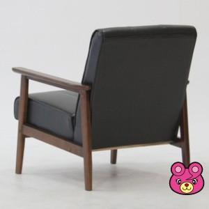 バイキャストPUソファーラバーズ839 1Pダークブラウン／インテリア：不