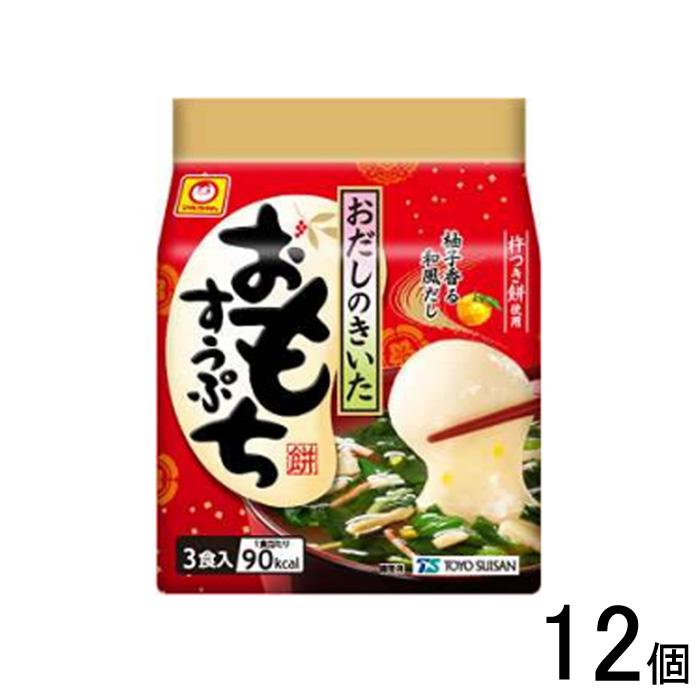 マルちゃん 12個/ 東洋水産 おだしのきいたおもちすうぷ 3食入 マルちゃん 12個/ 東洋水産 おだしのきいたおもちすうぷ 3食入