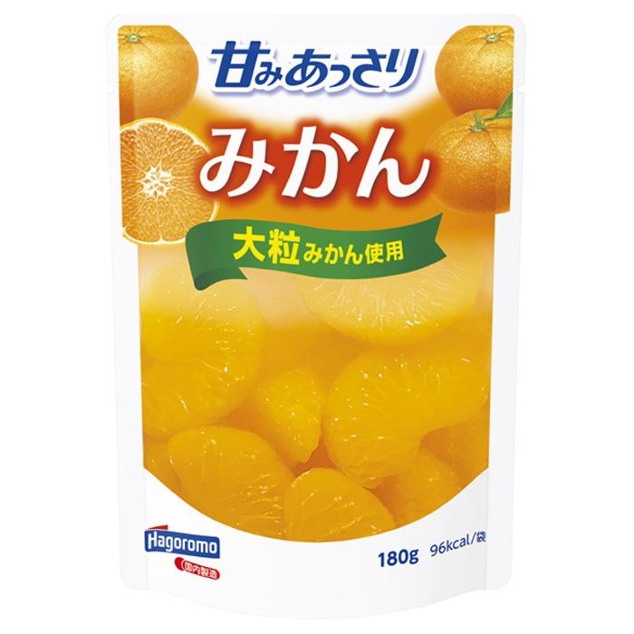 はごろもフーズ 甘みあっさり みかん パウチ 180g×24個入 ／食品／NA