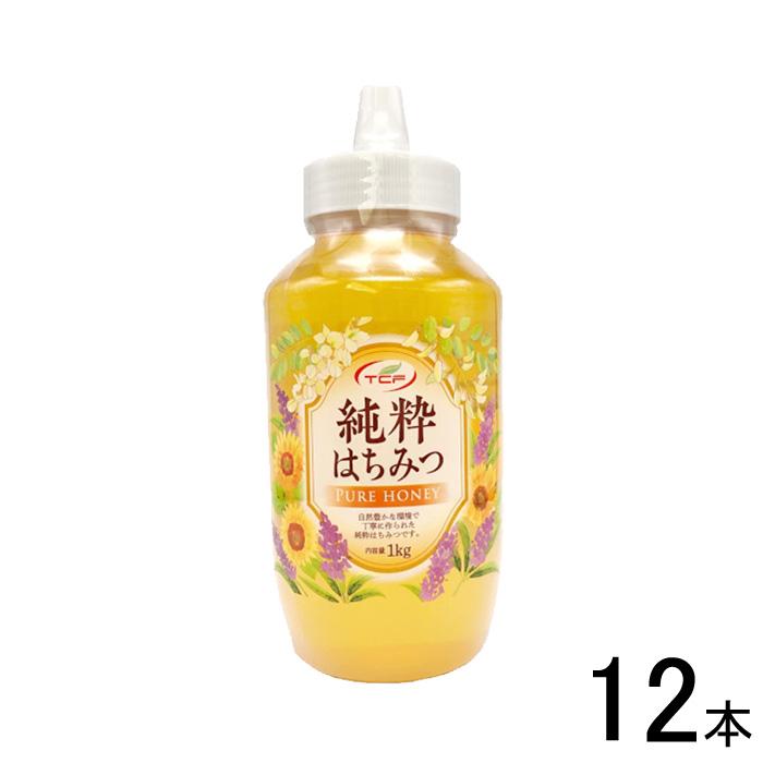 天長食品工業 12本／ 天長食品工業 純粋はちみつ 1kg×12本 ／NA : オー