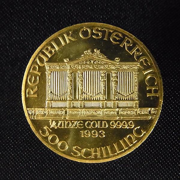 ウィーン金貨 1/4オンス 500シリング 1993年 オーストリア金貨 【送料 