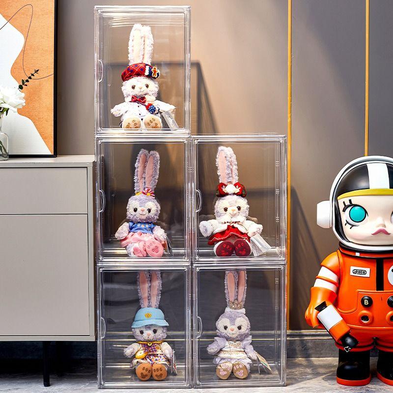 ぬいぐるみ収納ケース シューズボックス クリア 透明 スニーカー 