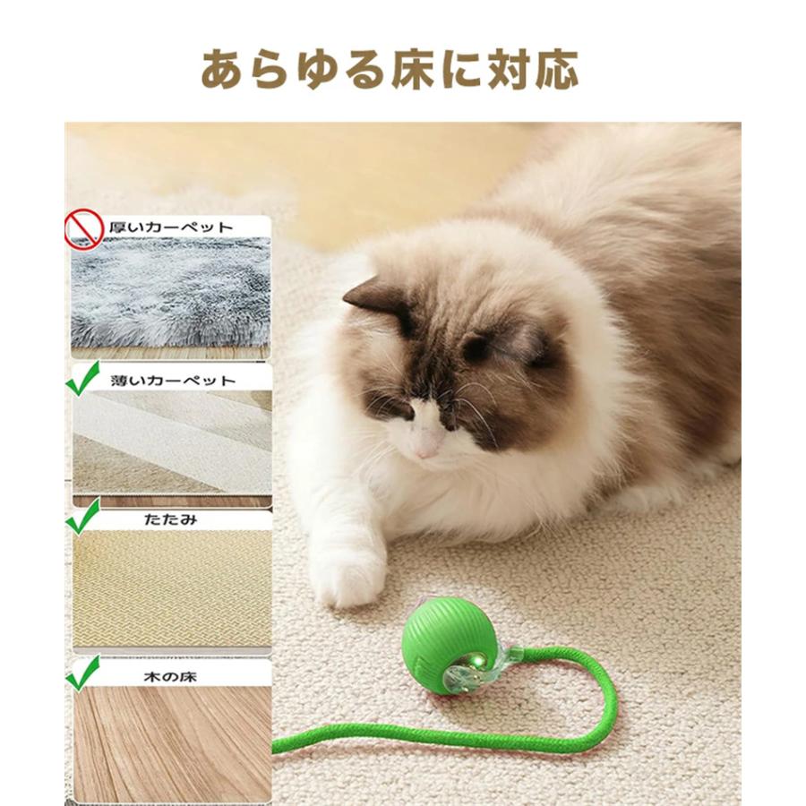 猫 ボール おもちゃ 自動 一人遊び 電動おもちゃ 光る 猫のおもちゃ 3