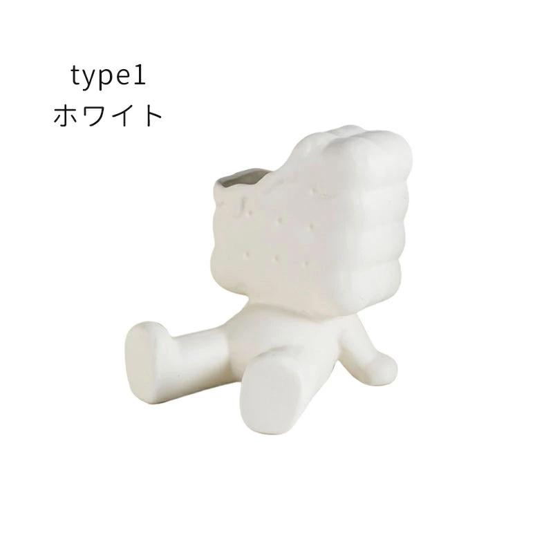 筆立て ペン立て 陶器 ペンスタンド 筆置き かわいい オシャレ 北欧