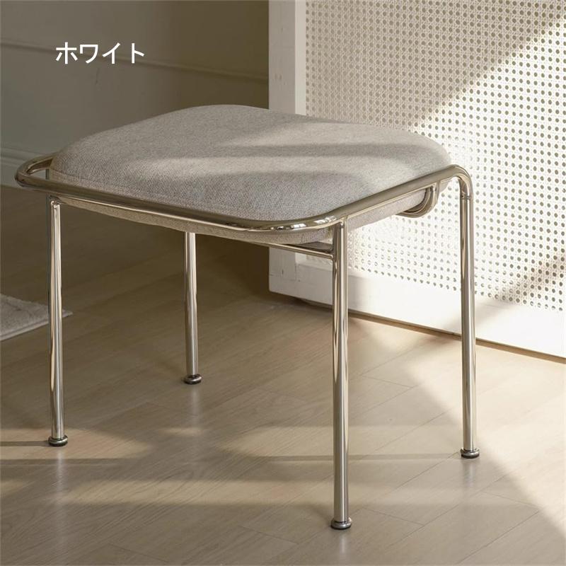 スツール ステンレス 椅子 高さ44cmイス スタイリッシュ 積み重ね 北欧