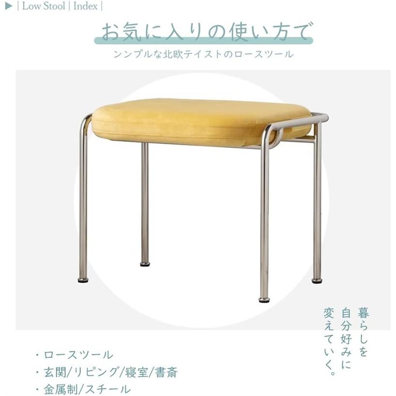 スツール ステンレス 椅子 高さ44cmイス スタイリッシュ 積み重ね 北欧