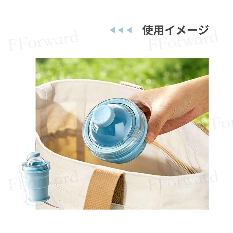 2-in-1 折りたたみ式 アイスボールカップ コンパクト 製氷カップ 吸管