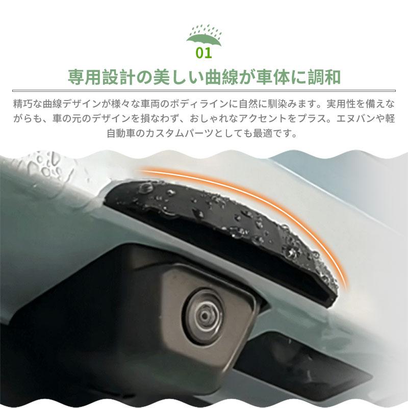 車用バックカメラ防雨カバー リアビューカメラ保護シールド 防水防塵