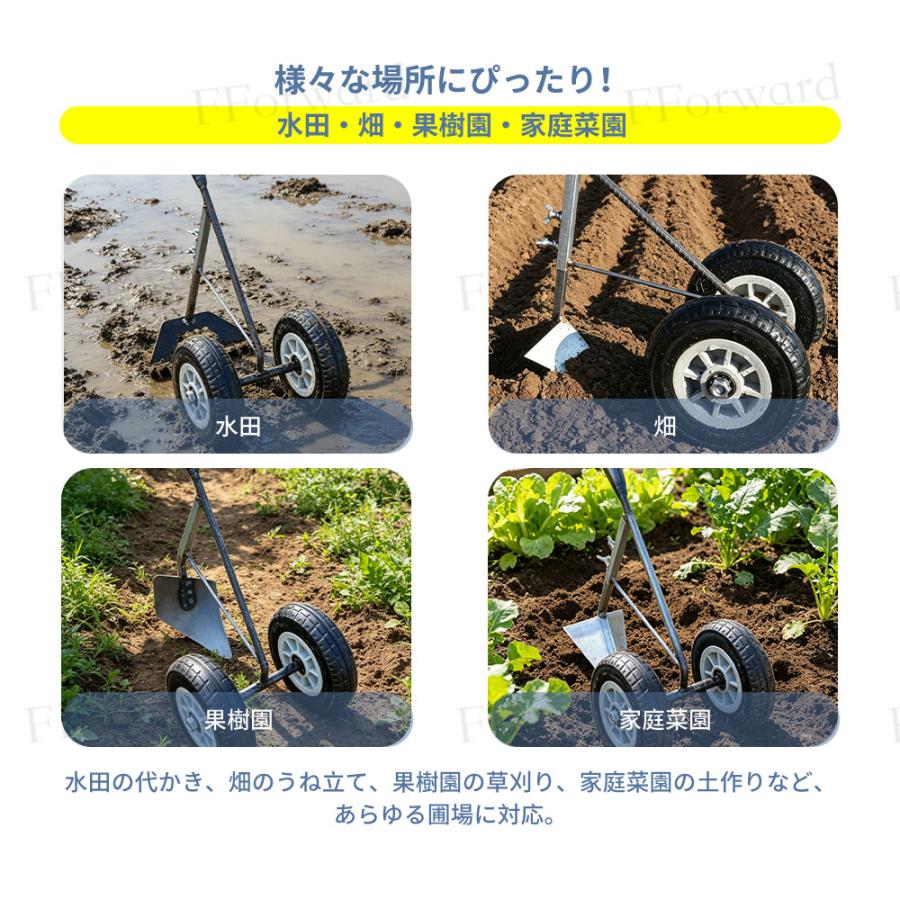 三角ホー 鍬 農業用三合一除草マジック器【腰を痛めずに立ったまま