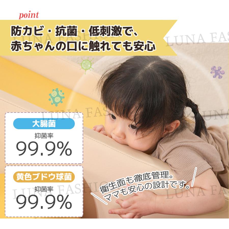 ソフトブロック ブロック プレイマット クッション 滑り台 自由に 組み合わせ アスレチック 布製 おもちゃ 玩具 大型遊具 大型 室内遊具 キッズスペースの画像
